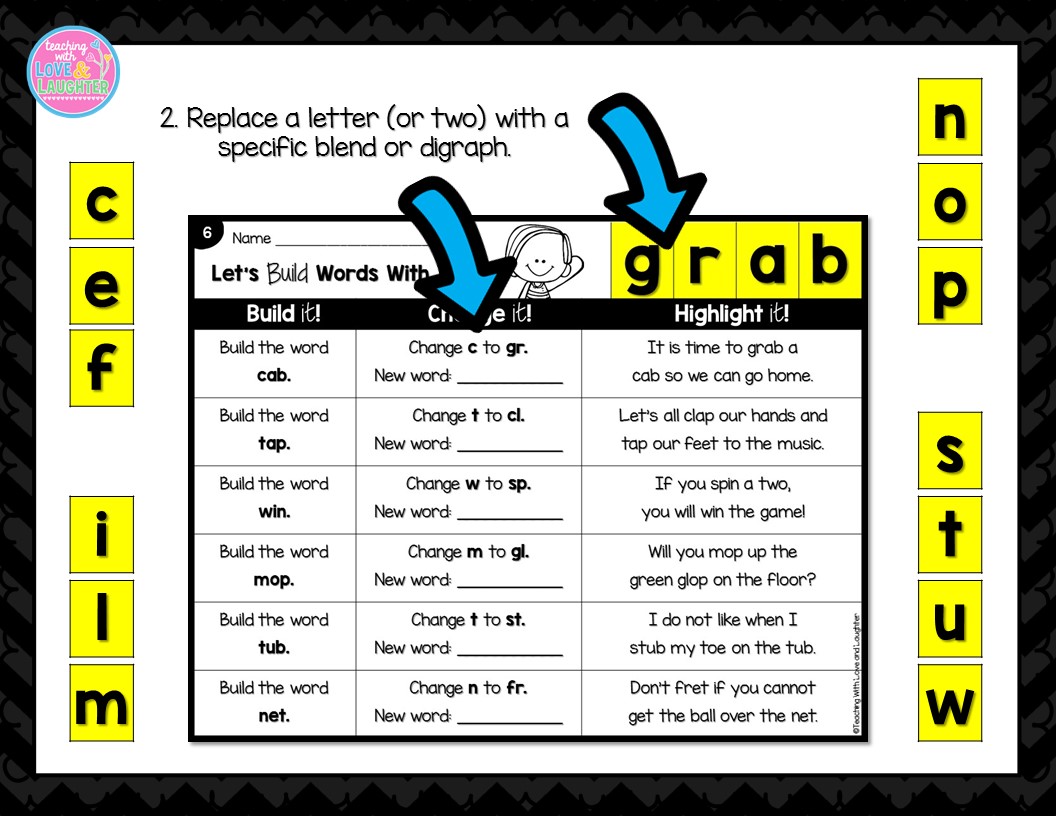 Word Building and Writing Phrases: 1 Important New Lesson