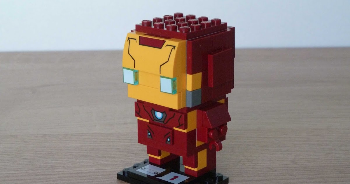 lego iron man brickheadz instructions