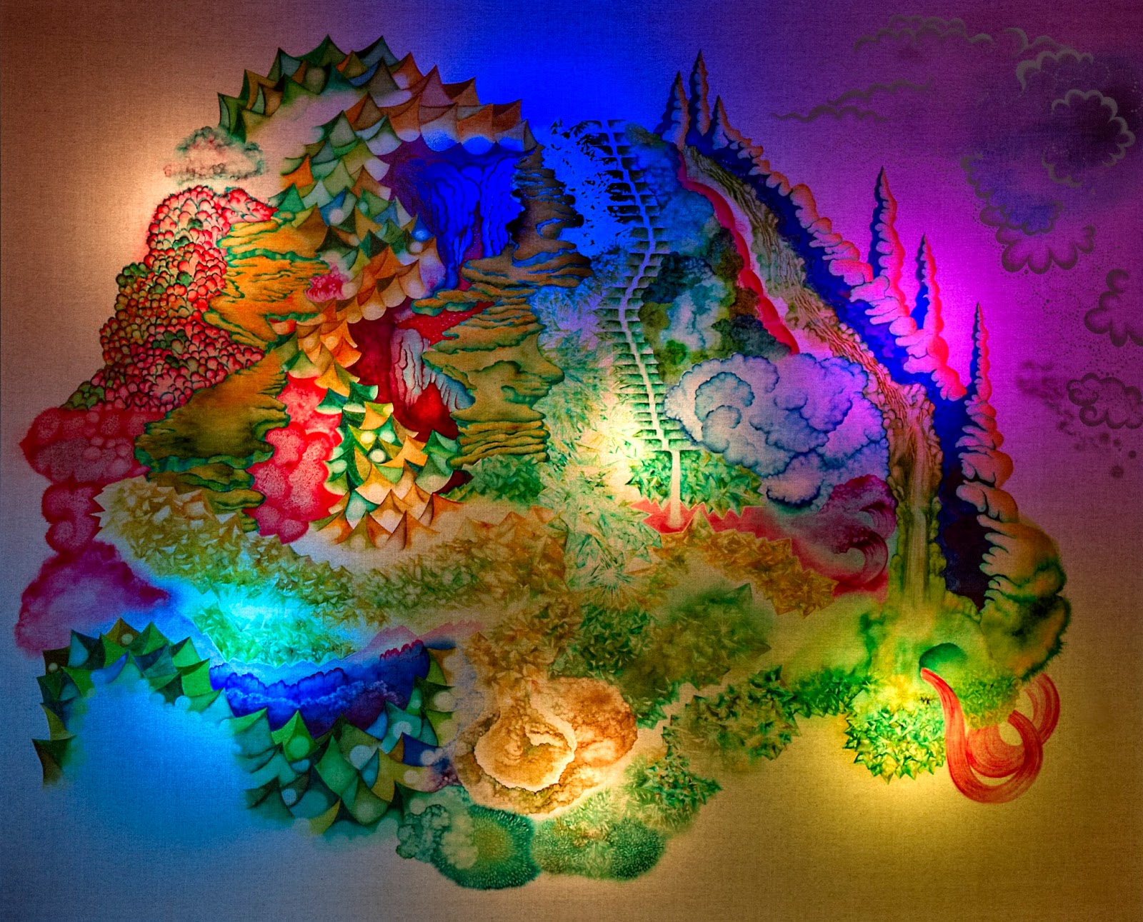 Katy Lynton's Paintings Healing Illuminated Paintings