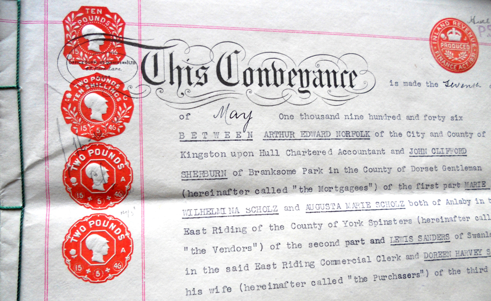 registered conveyance deed