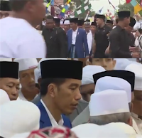 Presiden Jokowi Jadi Rebutan Muslimin Muslimat di Haul Abah Guru Sekumpul Banjar Presiden Jokowi Jadi Rebutan Muslimin Muslimat di Haul Abah Guru Sekumpul Banjar