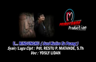 Download Lagu Toraja E Rindungku (Susi Kutiro Tu Puang) Yosly Lidan
