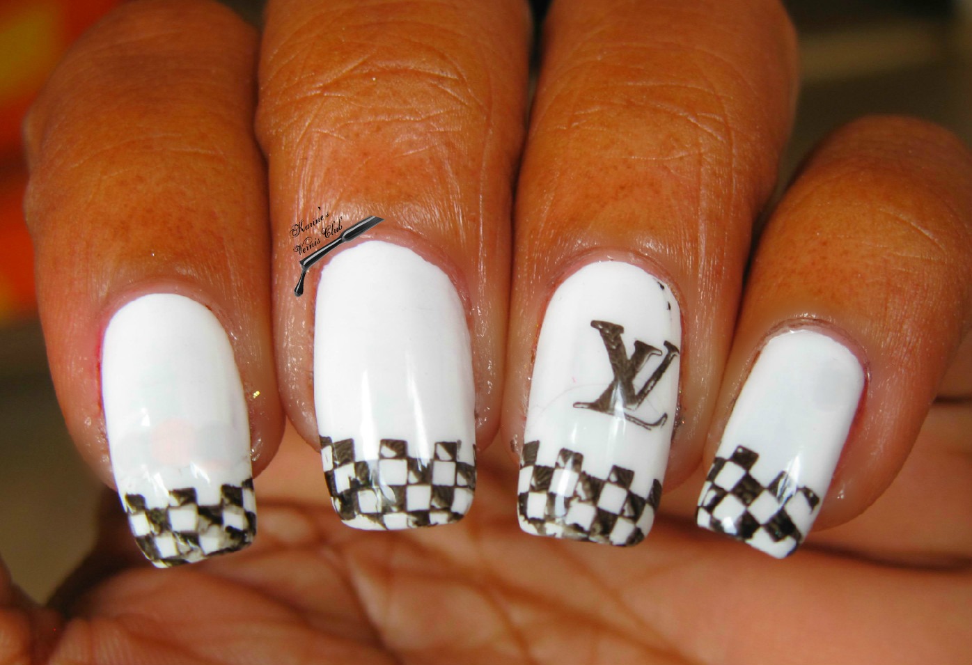 Who needs a Bag ✨ Louis Vuitton Nails #fyp #louisvuittonnails #col