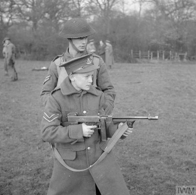 Tommy Gun in training, 8 January 1942 worldwartwo.filminspector.com