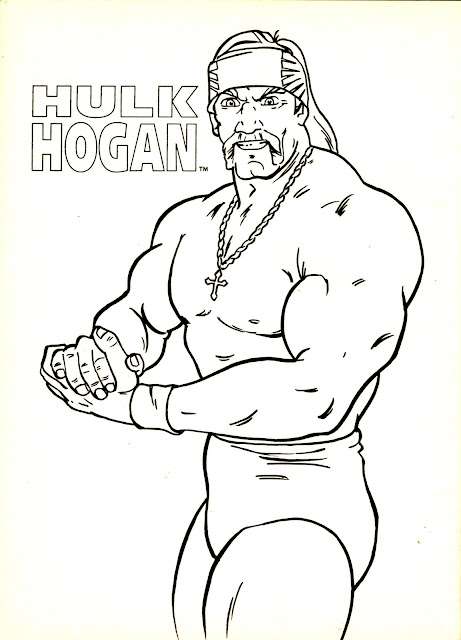 Hogan Hulk Wwe Coloring Pages Drawing Color Kids Printable Wrestling ...