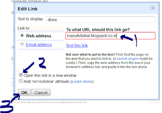 cara mudah menambahkan link pada artikel. | blog