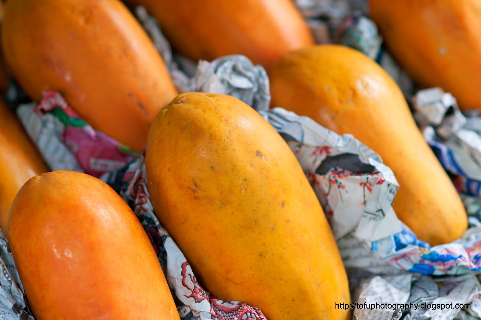 Tofu Photography Ripe papaya