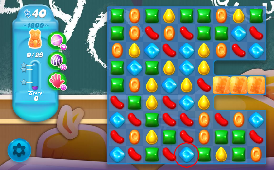 Candy Crush Soda Saga level 1300 Candy Crush Soda Saga level 1300