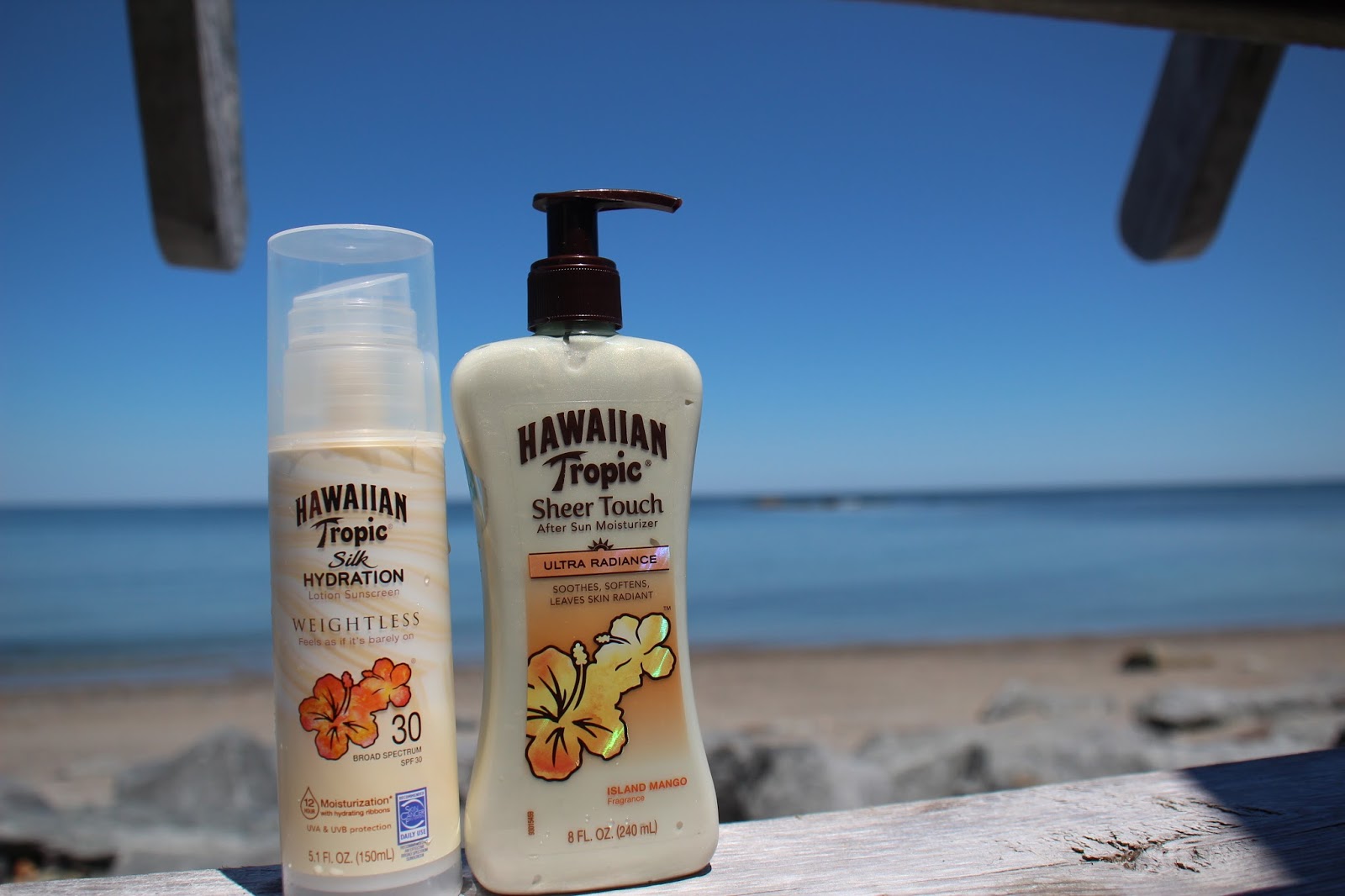 smilingrid Hawaiian Tropic Sunscreen and After Sun Moisturizer Review!