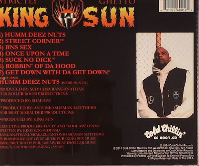 King Sun - Strictly Ghetto King Sun - Strictly Ghetto