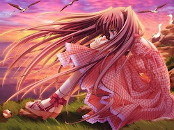 sad anime crying lonely eyes manga wallpapers sadness animes its sitting hair