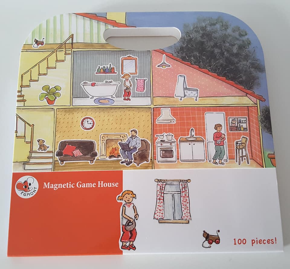 Creciendo con libros y juegos JUEGO MAGNÉTICO MULTIUSOS "CASA", DE