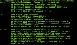 Menampilkan IP Address Menggunakan ifconfig Menampilkan IP Address Menggunakan ifconfig