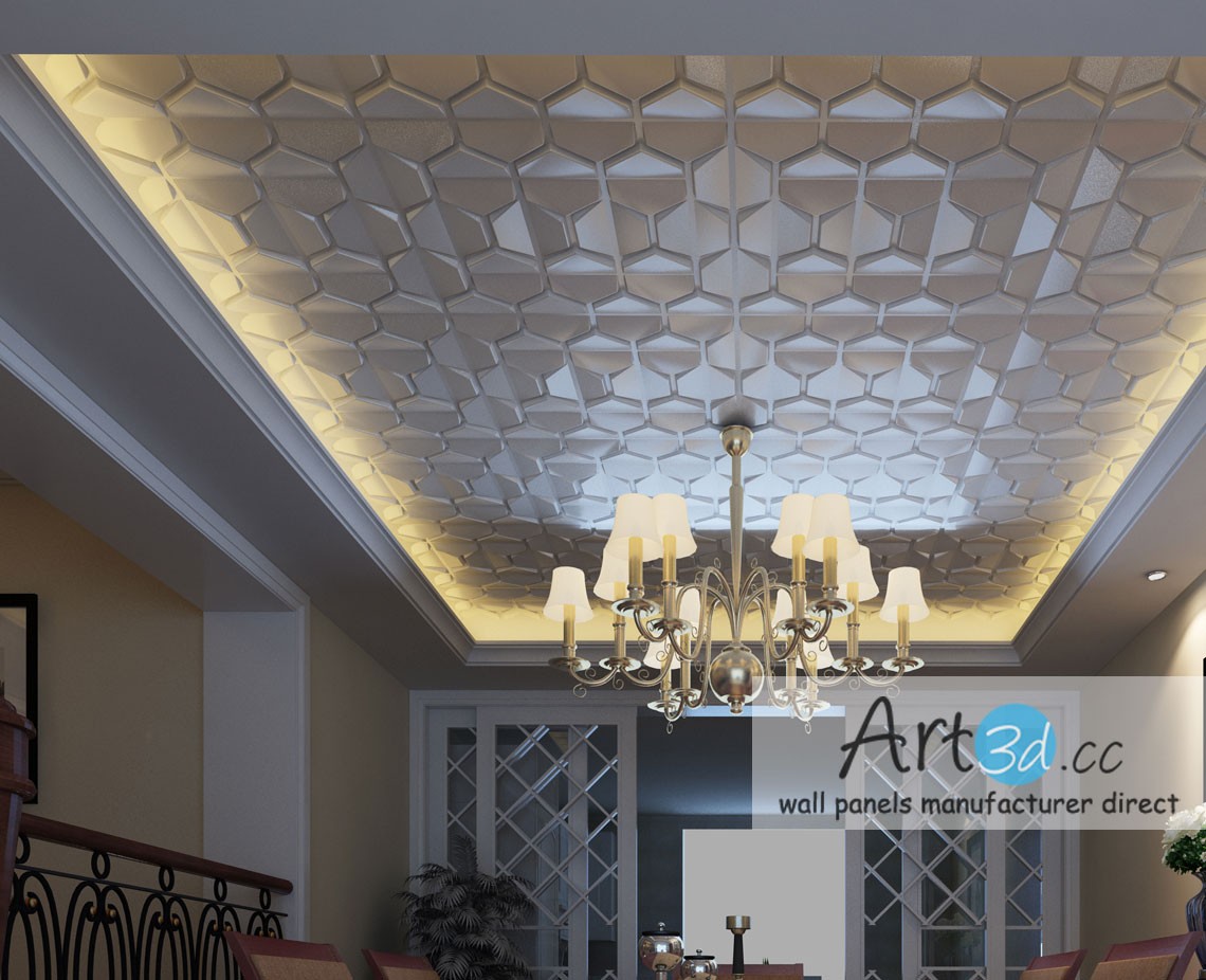 Modern Wall Panel Ceiling Design, 3d Faux Leather Wall Panels