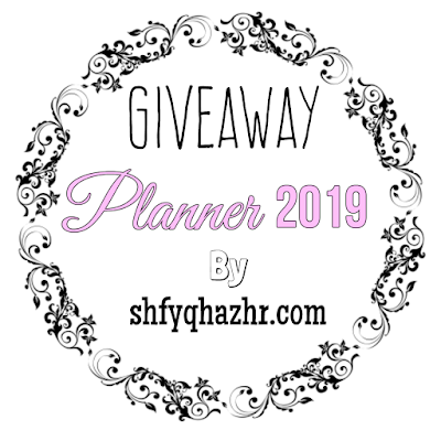  Giveaway Planner 2019 by Shfyqhazhr.com