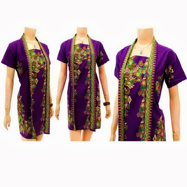  Dress  Modern  Batik  Wanita  Solo KODE DB 3144 Batik  