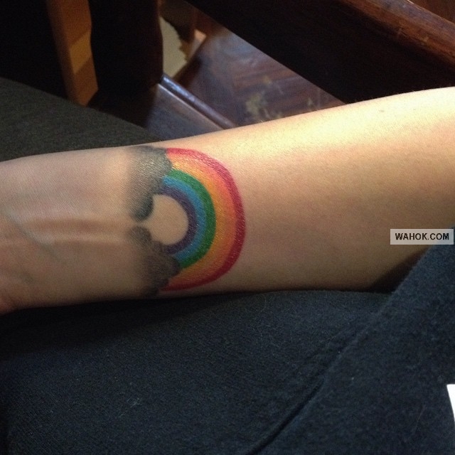 Gambar Tato Tema Pelangi Jenis Water Color, Geometris, Old Shool Terbaik tato 3D keren di punggung, gambar tato di dada, tato keren di kaki, macam macam tato terbaik di dunia, gambar tato tribal