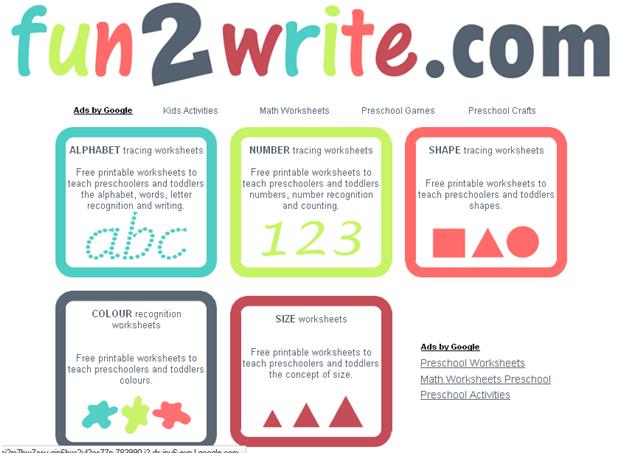 Blog Rossie: Laman Web Preschool Printable Activities