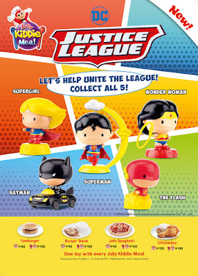 Help unite the league with Jolly Kiddie Meal’s new DC Justice League collectibles