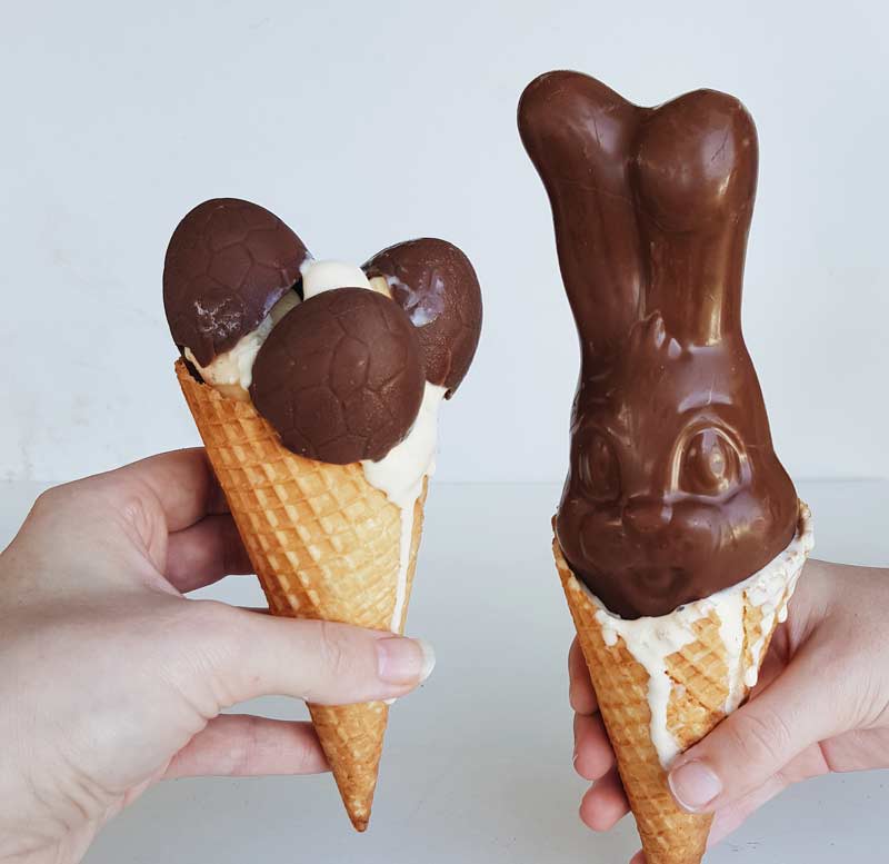 How to make Choc Top Icecreams with all your excess Easter Eggs Now
