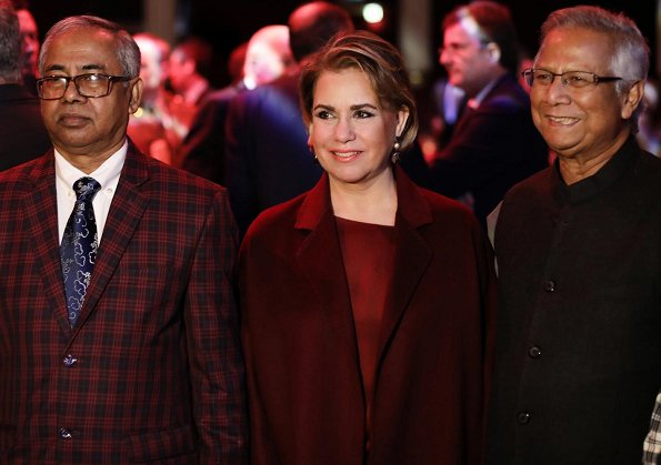 Grand Duchess Maria Teresa attended celebrations of 10th anniversary of Grameen Crédit Agricole Foundation with Prof. Yunus