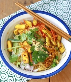 Rice Noodle Salad with Spicy Lemongrass Dressing recipe by Season with Spice