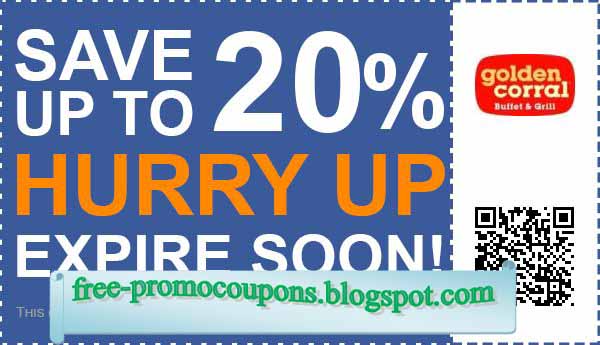 Golden corral printable discount coupons 2019 photograph regarding Golden Corral Printable Coupons named Golden corral printable discount codes 2019