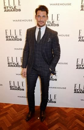 David Gandy Attends Elle Style Awards 2014 ~ David James Gandy