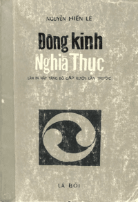 Đông Kinh Nghĩa Thục - Nguyễn Hiến Lê