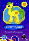 My Little Pony Wave 8 Mosely Orange Blind Bag Card