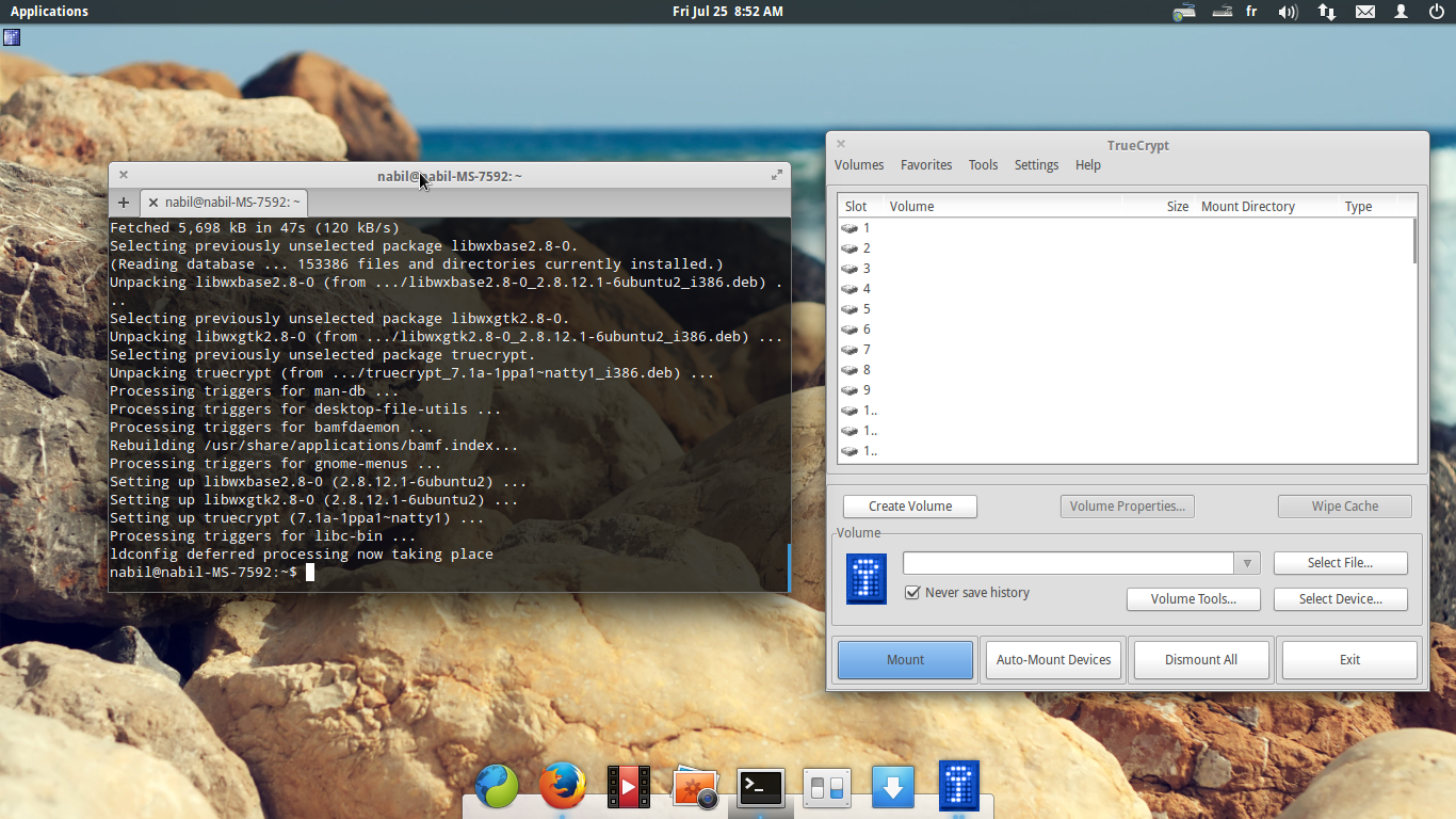 uninstall truecrypt