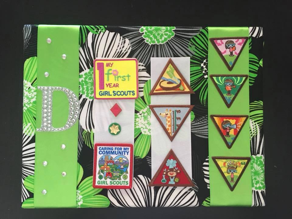 Inventive Ways to Display Girl Scout Badges and Patches All Things