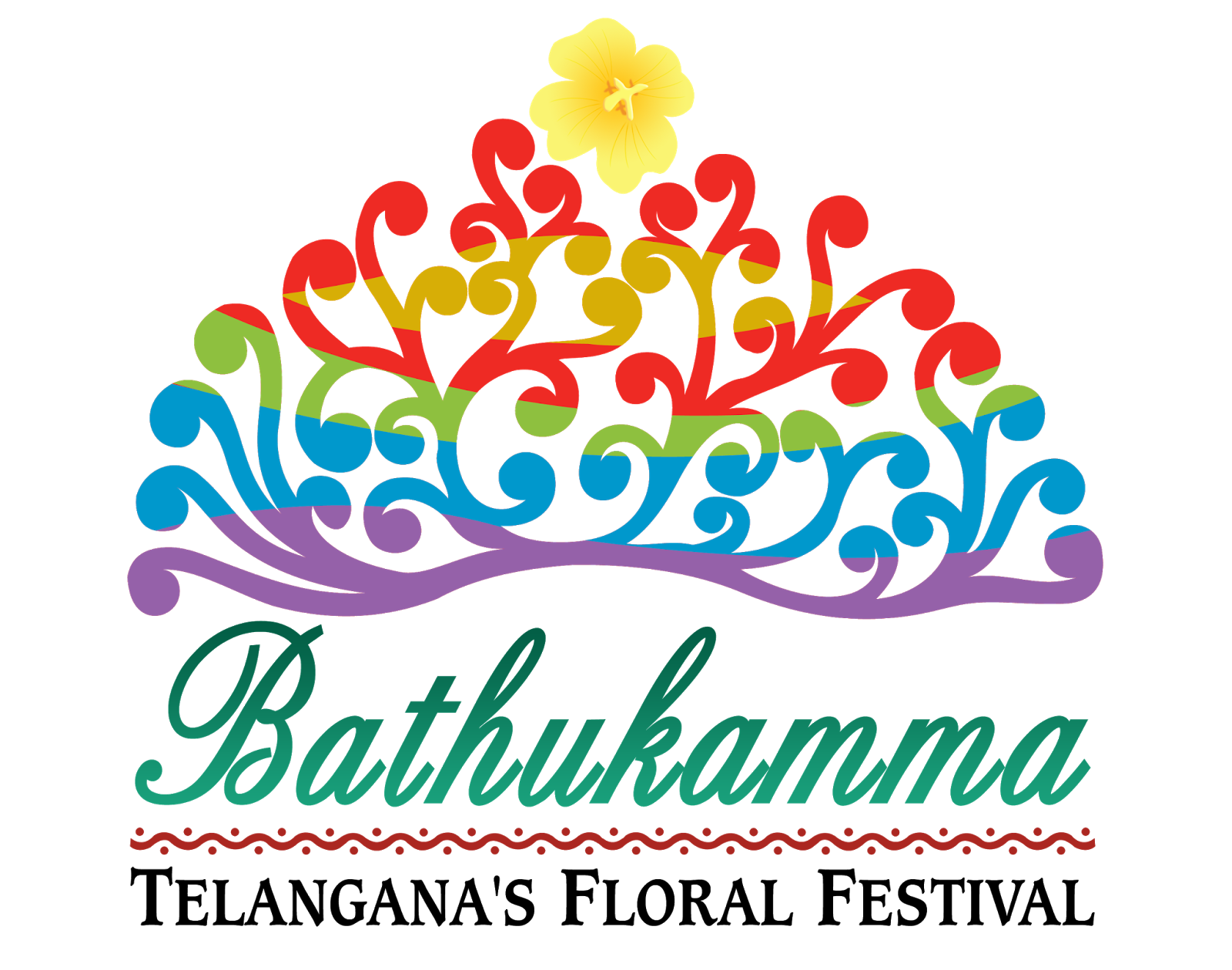 Bathukamma sambaralu PNG logo free downloads | naveengfx