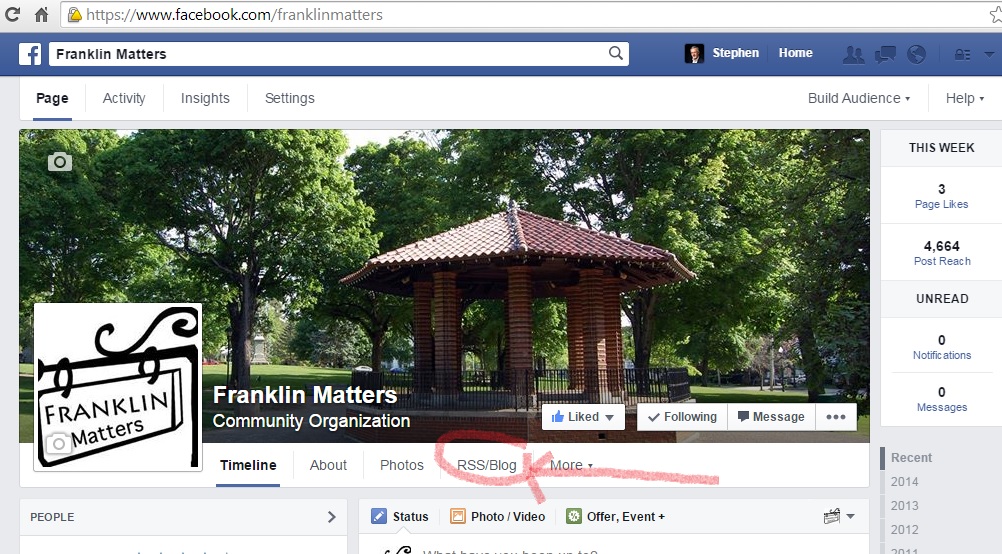 check out the RSS Feed on Facebook check out the RSS Feed on Facebook