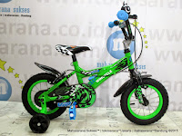 Sepeda Anak Laki-Laki Wimcycle VR1 BMX 12 Inci