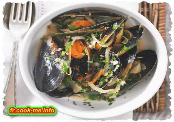 Moules aux fines herbes Moules aux fines herbes