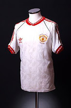 1990-91 Manchester United Cup Winners Cup Final Shirt