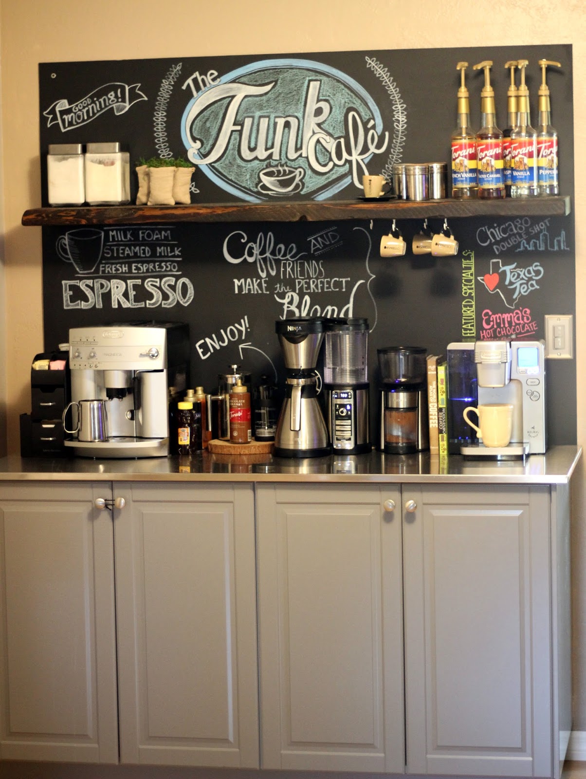 The Littlest Funk blog: Coffee is my Love Language | Our Coffee Bar