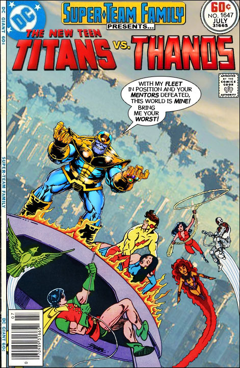 Super-Team Family: The Lost Issues!: The New Teen Titans Vs. Thanos
