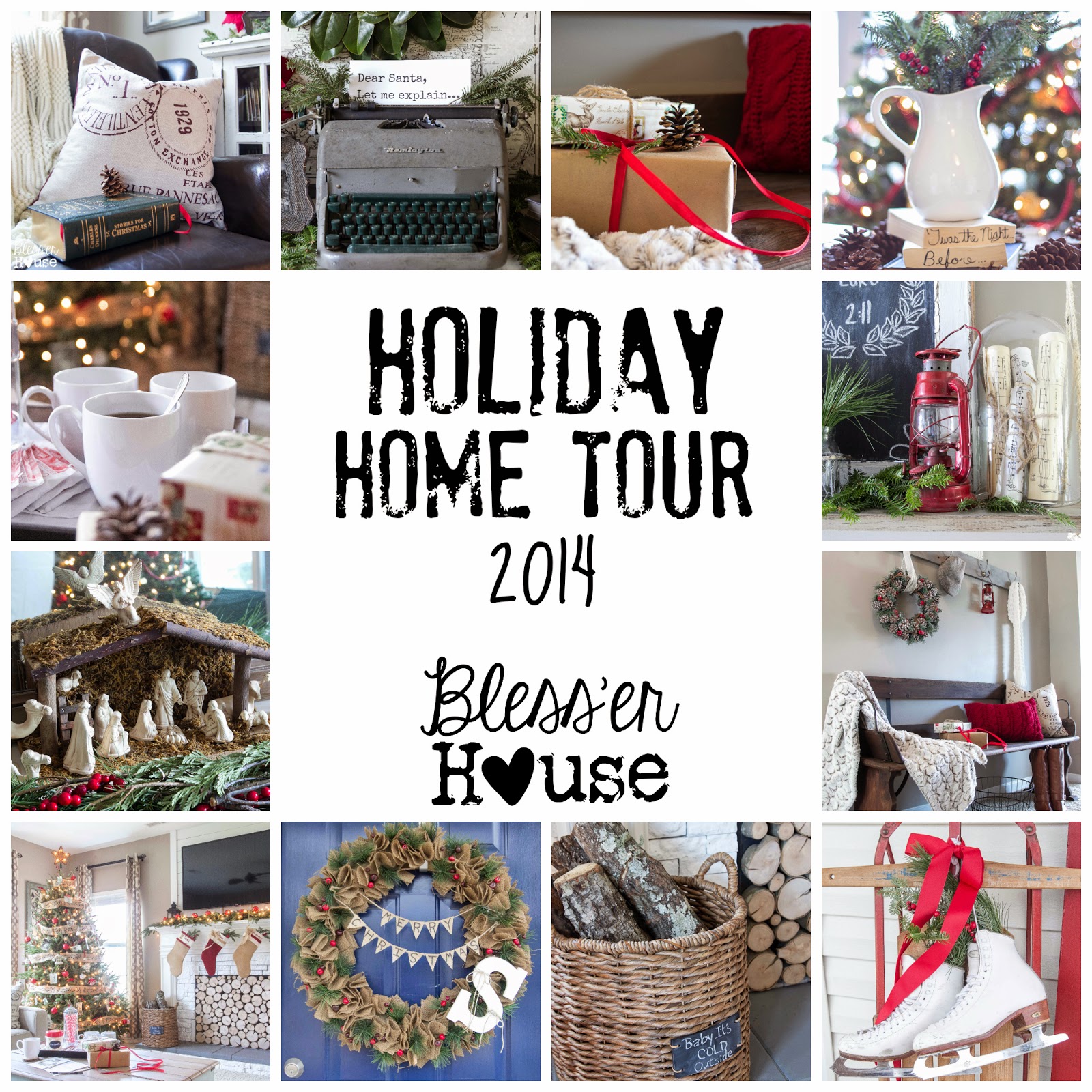Holiday Home Tour 2014 A Cozy Eclectic Christmas