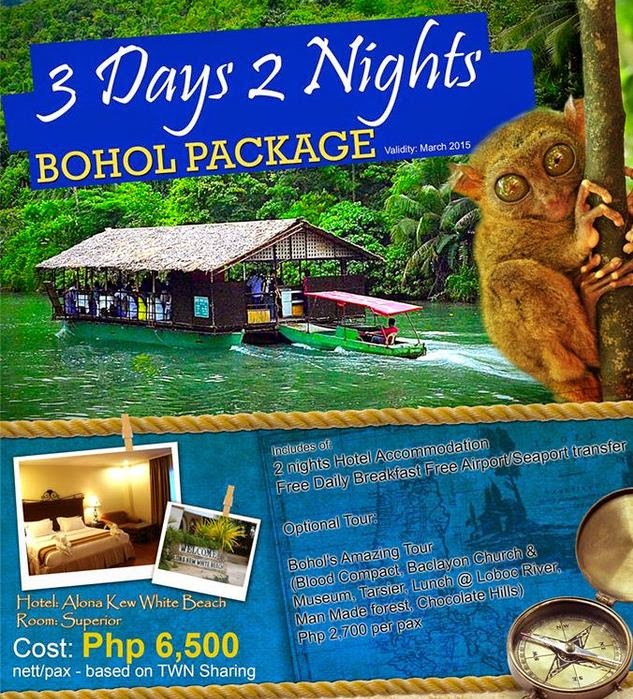 travel Philippine now bohol package until march of 2015