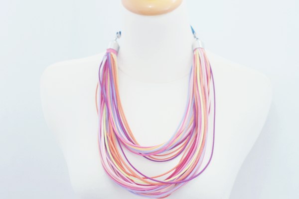 Colorful Zipper Necklace I
