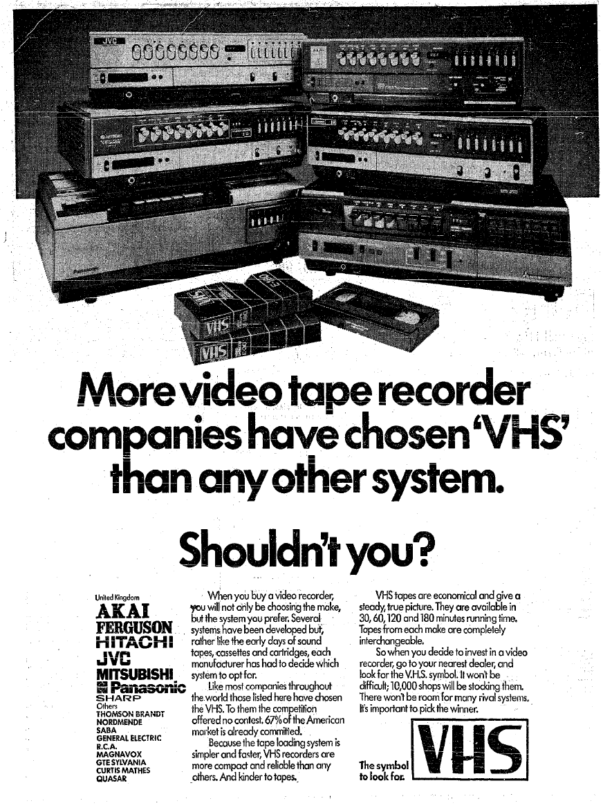 Curious British Telly A Selection of Early Press Ads for Obsolete