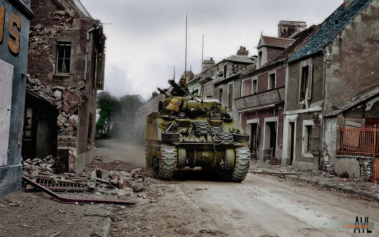 Colors for a Bygone Era Canadian M4 Sherman tank from the Sherbrook