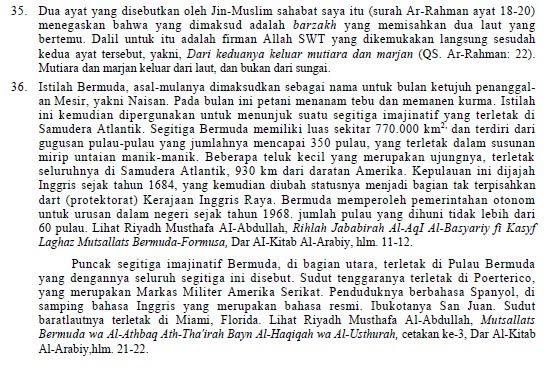 Lading EMAS: SEGITIGA BERMUDA ~ Suatu Pendedahan, Jin Islam