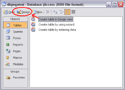 Cara Membuat Database Dengan Microsoft Office Access 2003