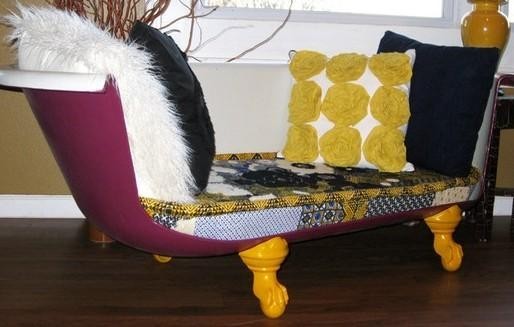 Aneka kreasi sofa unik dari barang bekas