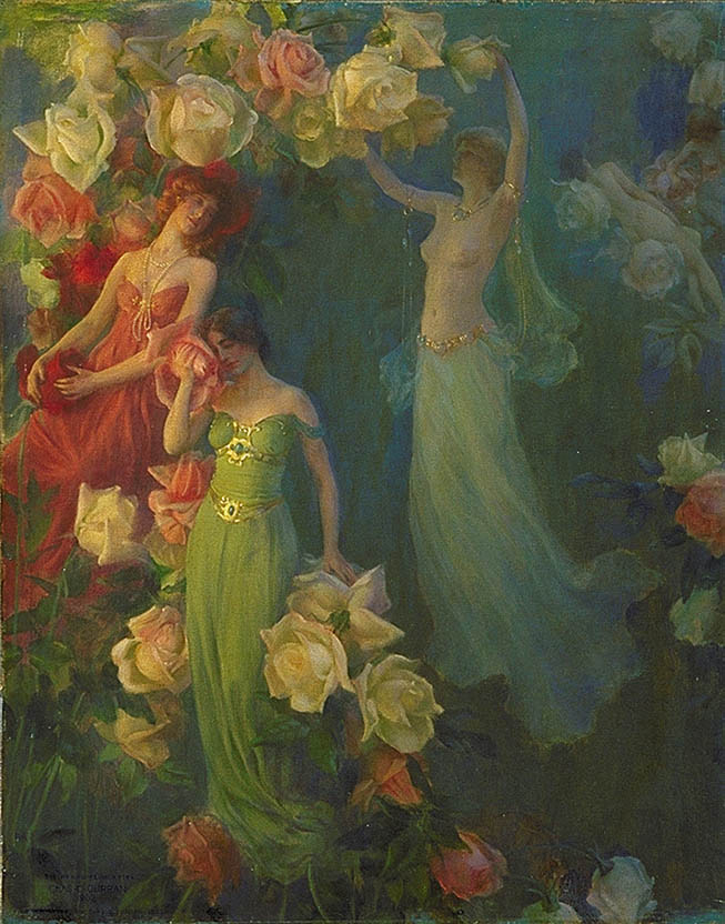charles courtney curran roses