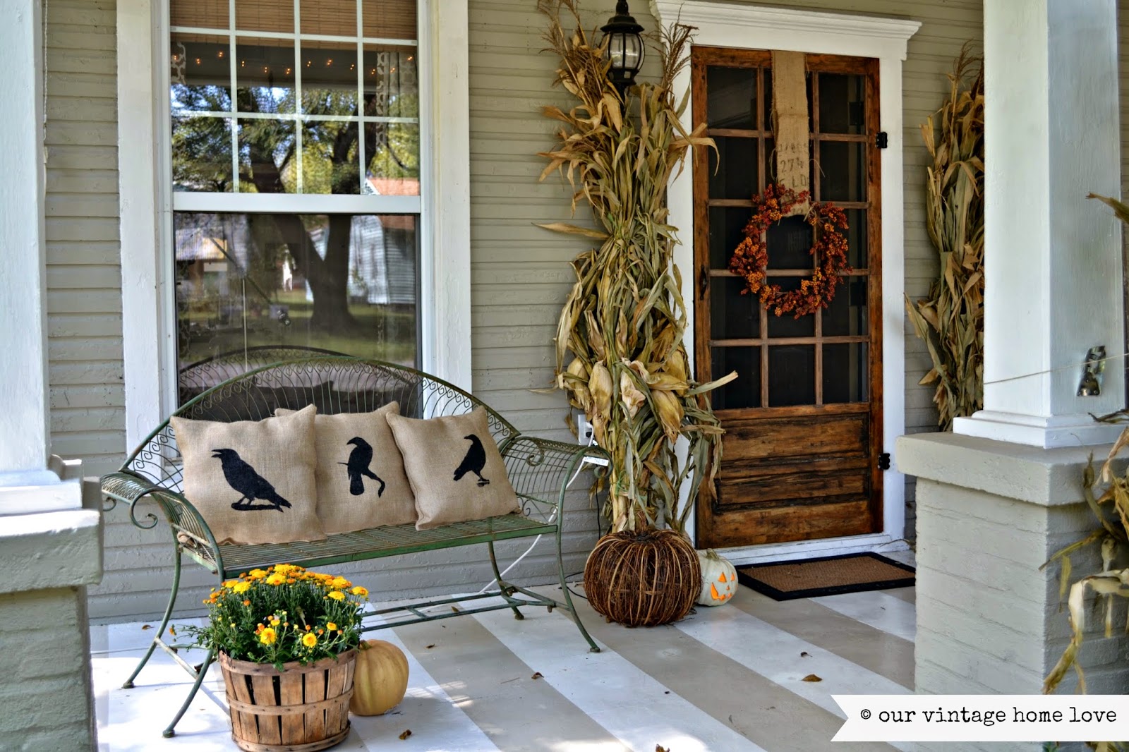 Uncategorized Fall Porch Decorating Ideas Pictures our vintage home love fall porch ideas tuesday october 1 2013
