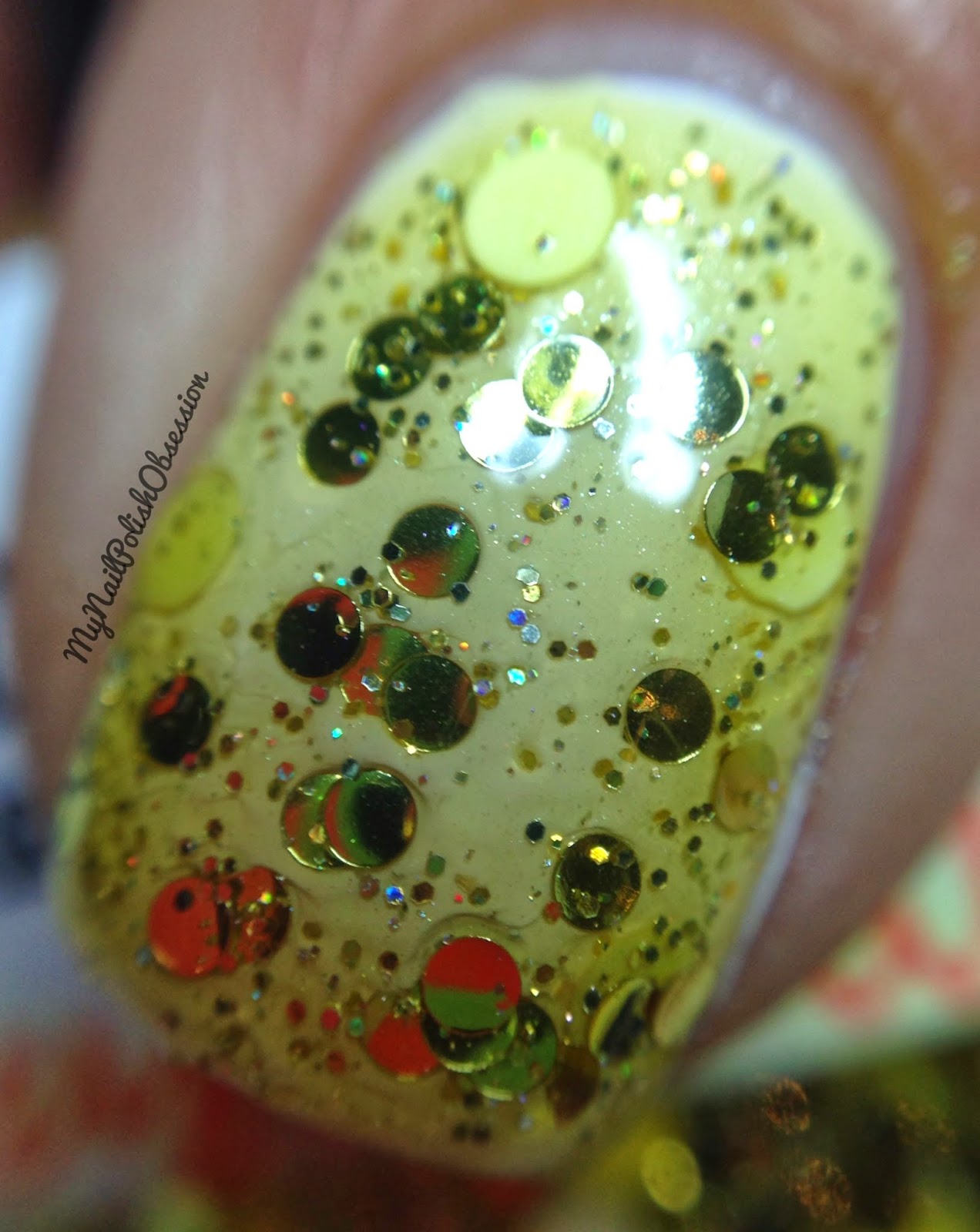My Nail Polish Obsession: Glitter Week: Day 5, Red Dog Designs